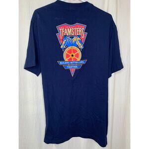 2001 International Brotherhood Of Teamsters Las Vegas Branding Graphic Shirt L